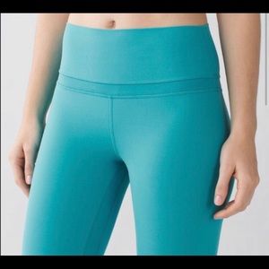 Lululemon Aligns - Turquoise - Size 4